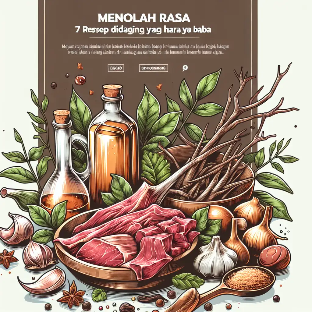 Mengolah Rasa: 7 Resep Olahan Daging yang Harus Anda Coba