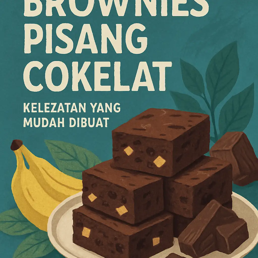 Brownies Pisang Cokelat: Kelezatan yang Mudah Dibuat