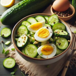 Salad Timun dan Telur