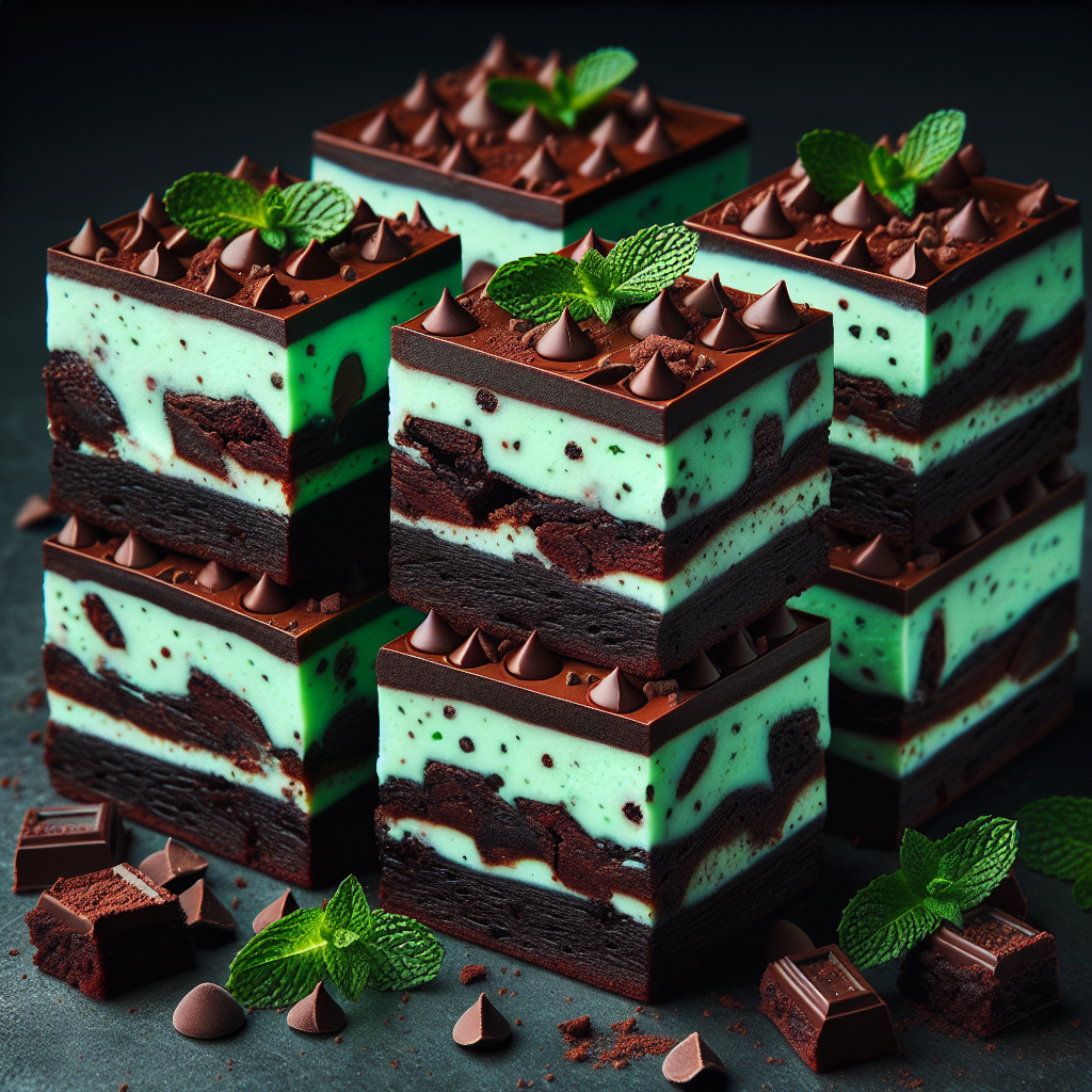 Brownies Mint Cokelat: Kombinasi Segar untuk Pecinta Mint