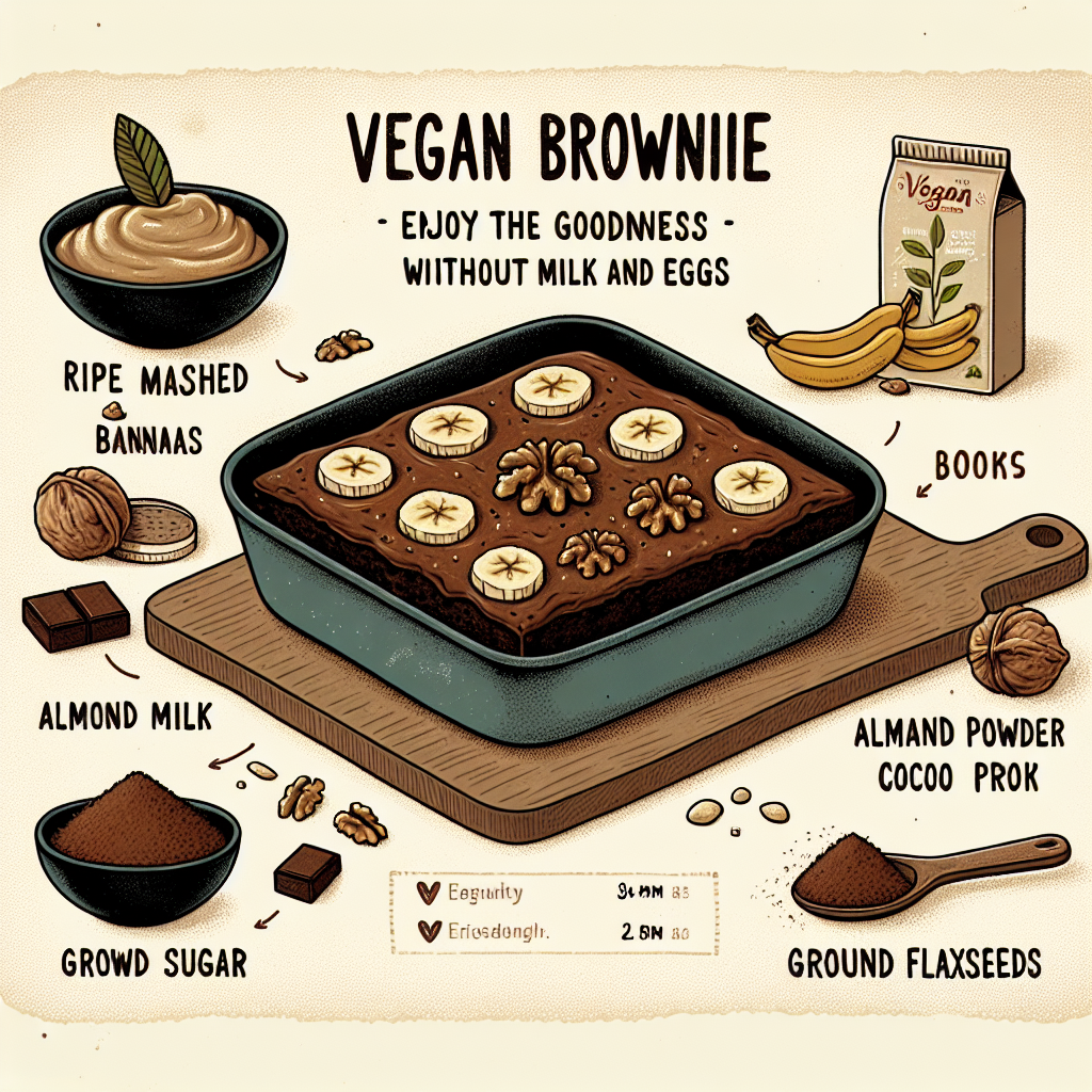 Resep Brownies Vegan: Nikmati Kelezatan Tanpa Susu dan Telur