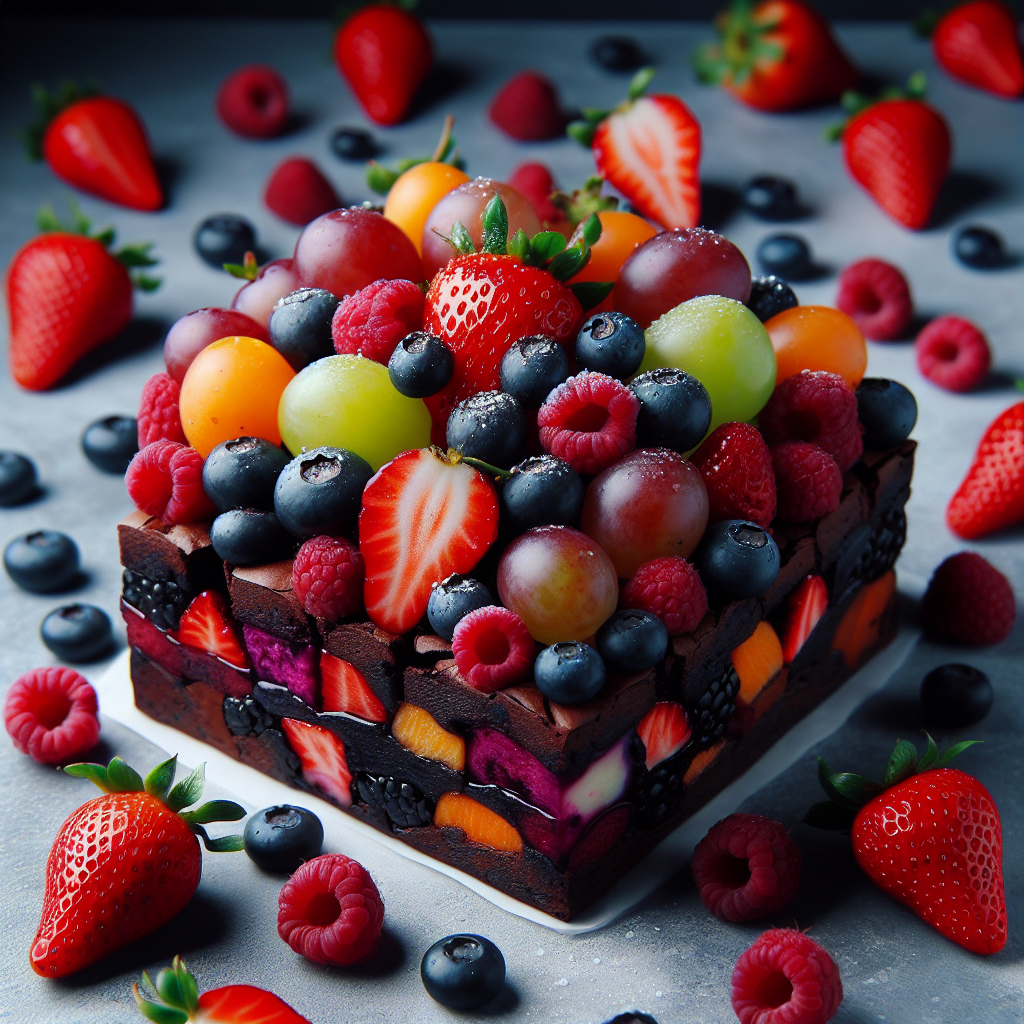 Brownies Berry: Campuran Buah Segar yang Menyegarkan