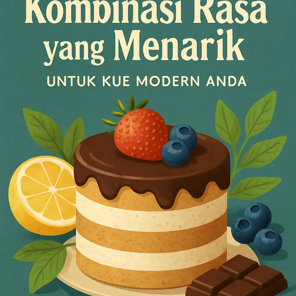 Kombinasi Rasa yang Menarik untuk Kue Modern Anda